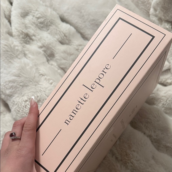 Nanette Lepore Tan and Black Plaid Scarf and Earmuff Set - Picture 4 of 8